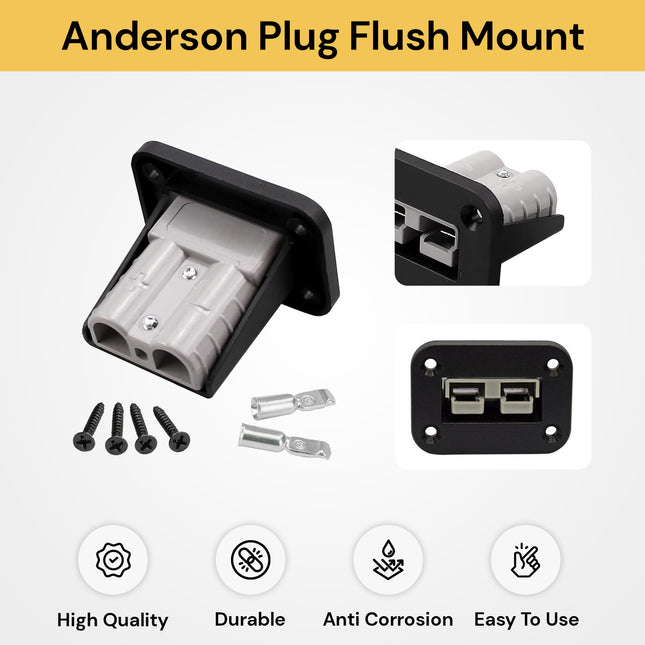 Anderson Plug Flush Mount 50Amp Mounting Bracket