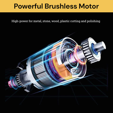 Brushless Cordless Electric Angle Grinder