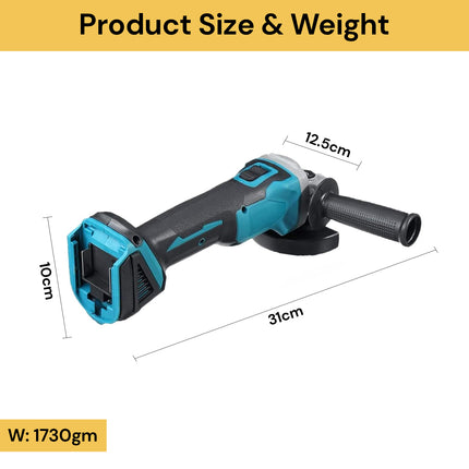 Brushless Cordless Electric Angle Grinder