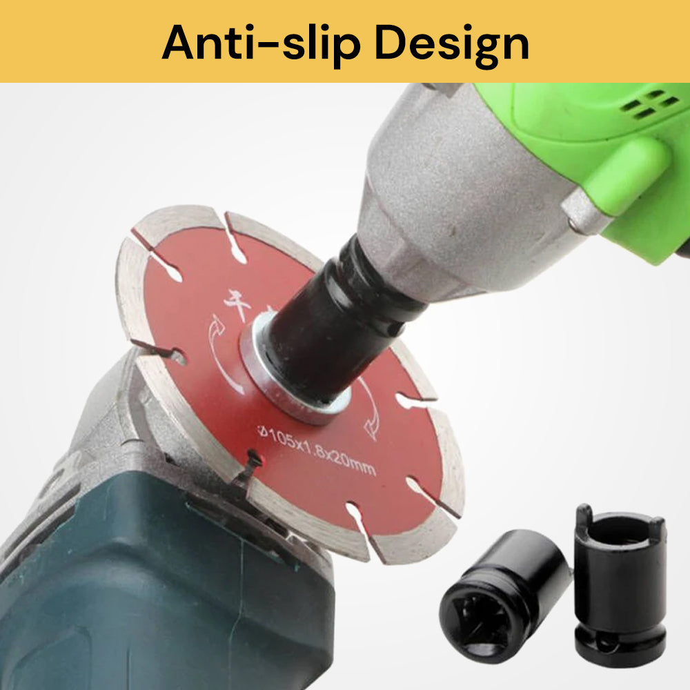 Angle Grinder Socket Wrench Versatile Tool, Black