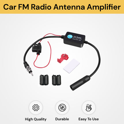 12V Car FM Radio Antenna Amplifier