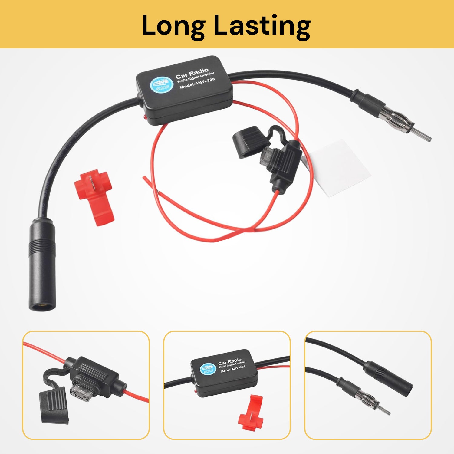 12V Car FM Radio Antenna Amplifier1