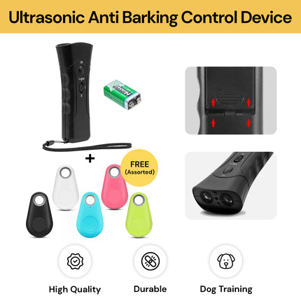 BUY Ultrasonic Anti Barking Control Device GET Bluetooth GPS Tracker FREE