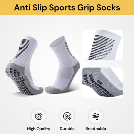 Anti Slip Sports Grip Socks