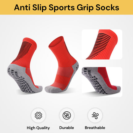 Anti Slip Sports Grip Socks