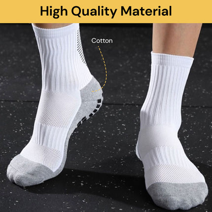 Anti Slip Sports Grip Socks