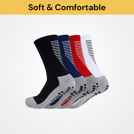 Anti Slip Sports Grip Socks