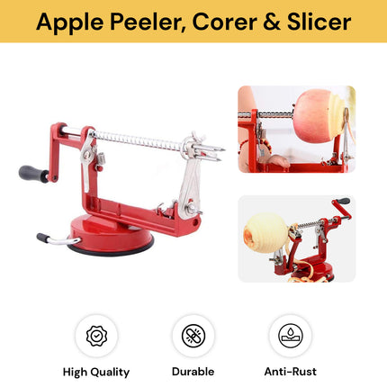 Apple Peeler, Corer And Slicer