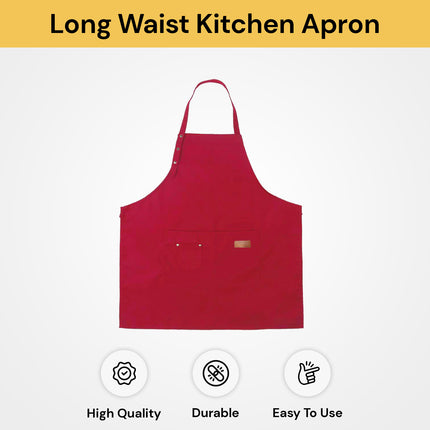 Unisex Long Waist Kitchen Apron