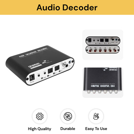 Audio Decoder 5.1CH DTS Dolby Converter