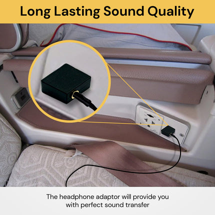 Airplane Headphone Audio Jack Adapter