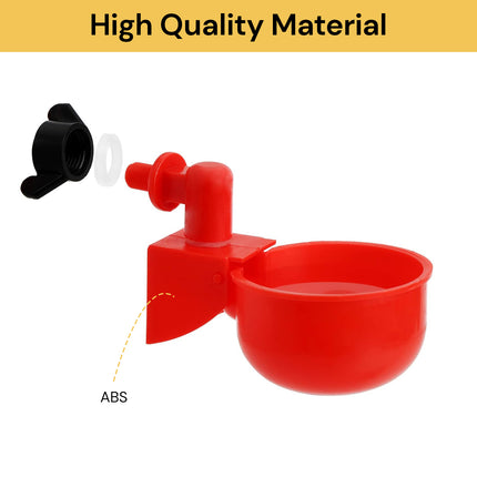 6PCs Automatic Chicken Water Cup