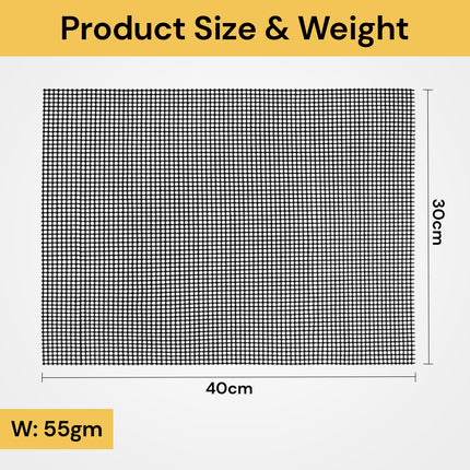 2Pcs BBQ Grill Mesh Mat BBQMeshMat11