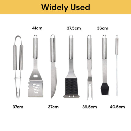 10PCs Heavy Duty BBQ Utensils