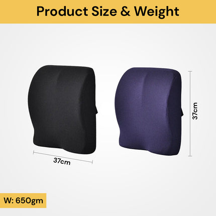 Memory Foam Back Support Cushion