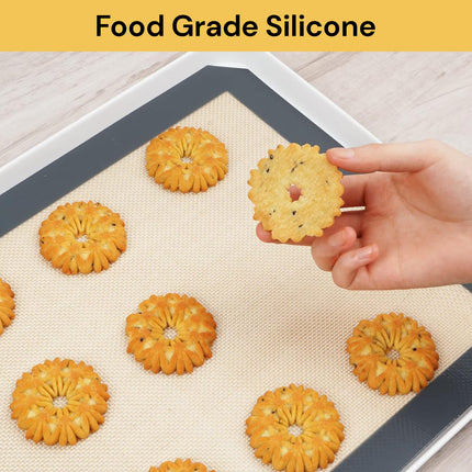 2PCs Silicone Baking Mats