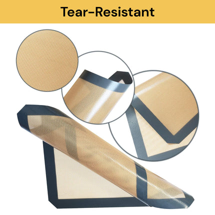 2PCs Silicone Baking Mats