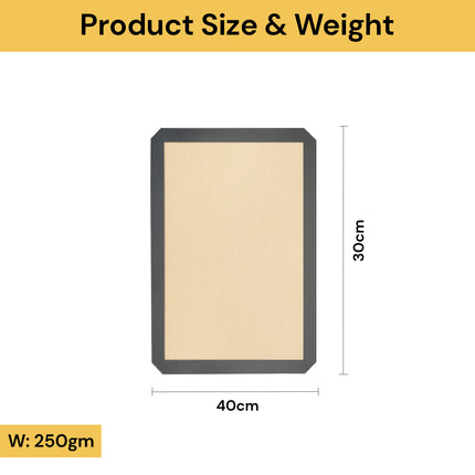 2PCs Silicone Baking Mats
