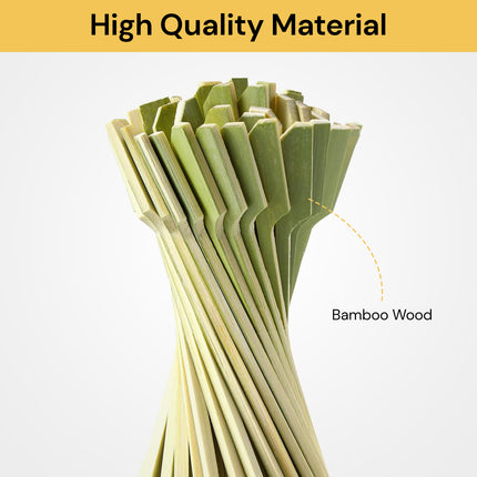 100PCs Bamboo Paddle Skewers