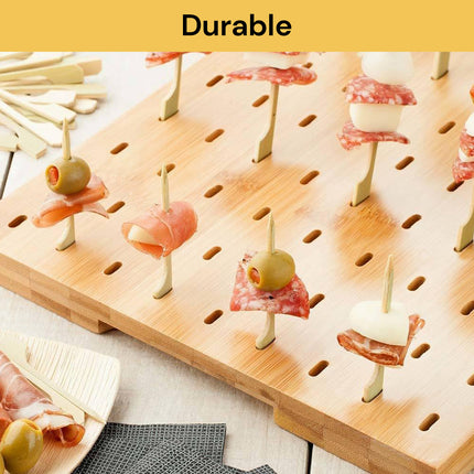 100PCs Bamboo Paddle Skewers