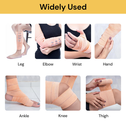 2PCs Cotton Compression Bandage