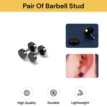 Pair Of Barbell Stud