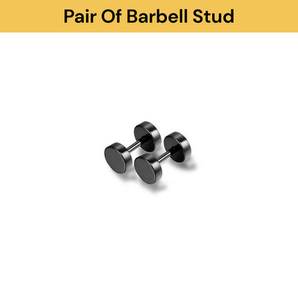 Pair Of Barbell Stud