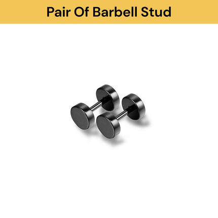 Pair Of Barbell Stud