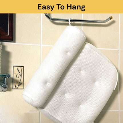 Bath Pillow With Mesh Surface