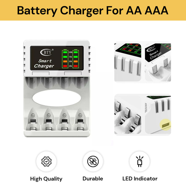 Battery Charger For AA AAA