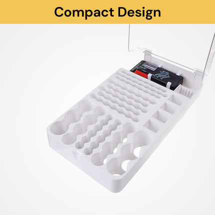 93 Slots Battery Organizer With Tester
