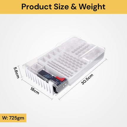 93 Slots Battery Organizer With Tester