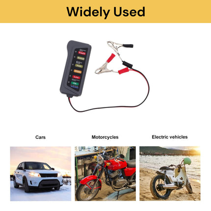 12V Digital Battery Alternator Tester
