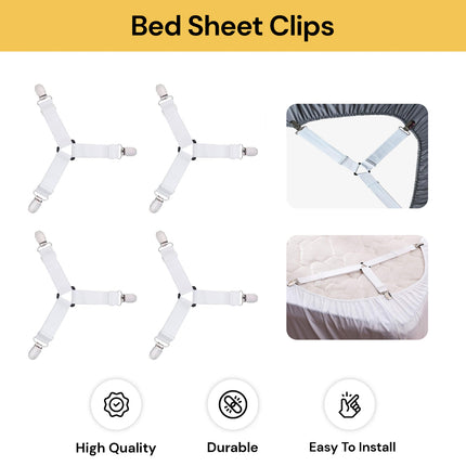 Triangle Bed Mattress Sheet Clips