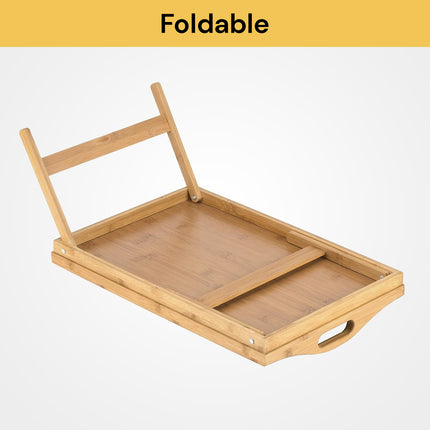 Kitchen Natural Bamboo Bed Tray