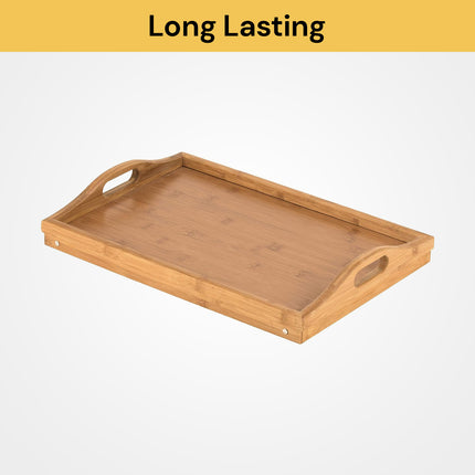 Kitchen Natural Bamboo Bed Tray