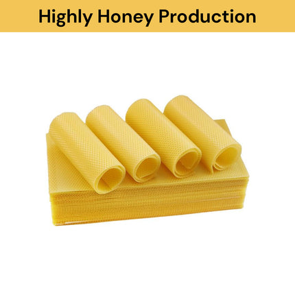 30pcs Beeswax Foundation Sheets