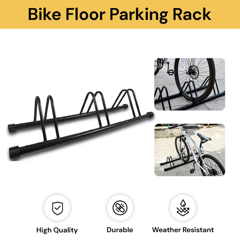 Parking Rack 3 Bike Floor Parking Rack