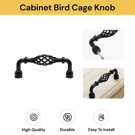 Cabinet Bird Cage Knob