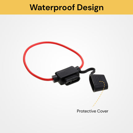 10PCs Blade Fuse Holder With 40A Fuse