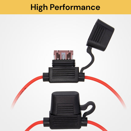 10PCs Blade Fuse Holder With 40A Fuse