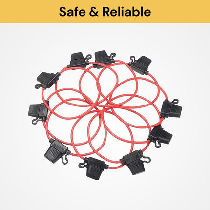 10PCs Blade Fuse Holder With 40A Fuse