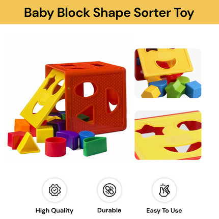 Baby Block Shape Sorter Toy