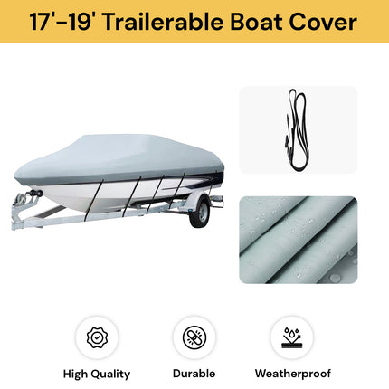 17'-19' Trailerable Boat Cover