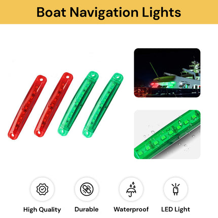 4PCs LED Boat Navigation Lights