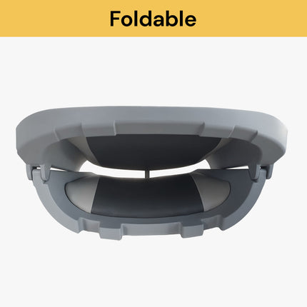 Swivel Folding Boat Seat - Grey - Rotating and Portable