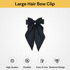 Large Hair Bow Clip