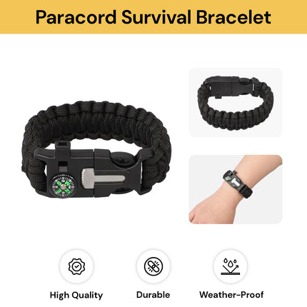 5 In 1 Multifuntional Paracord Survival Bracelet