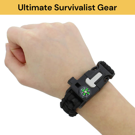 5 In 1 Multifuntional Paracord Survival Bracelet
