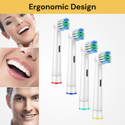 4PCs Electric Toothbrush Replacement Heads